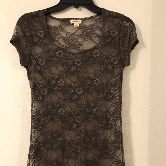 Zenana Outfitters Tops - Y2k vintage Zenana outfitters lace sheer top